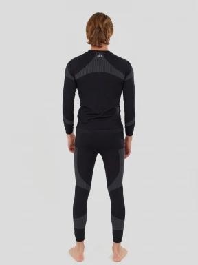 set de lenjerie de corp pt. barbati Fundango Seamless Baselayer Set negru 3