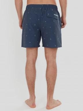 boardshort pt. barbati Fundango Bono Print Boardshorts albastru inchis 3