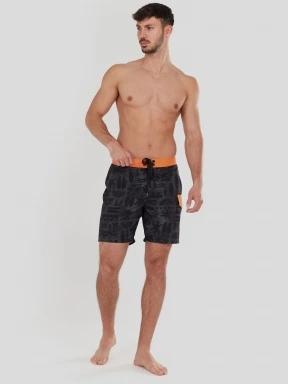 boardshort pt. barbati Fundango Salimu Boardshorts negru 3