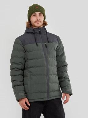 geaca matlasata de tranzitie pt. barbati Fundango Passat Padded Jacket verde 1