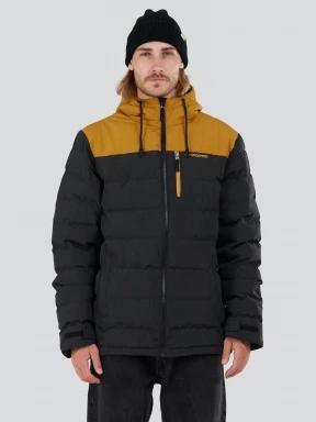 geaca matlasata de tranzitie pt. barbati Fundango Passat Padded Jacket negru 1
