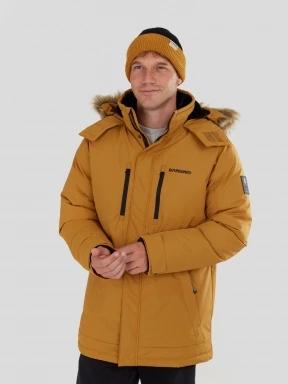jacheta de iarna pt. barbati Fundango Spirit Parka Jacket galben 1