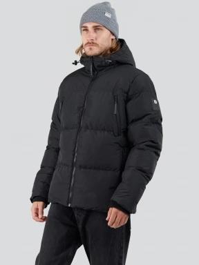 jacheta de primavara pt. barbati Fundango Ewan Puffer Jacket negru 1