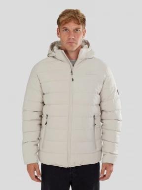 geaca matlasata de tranzitie pt. barbati Fundango Hubble Padded Jacket nisip 1