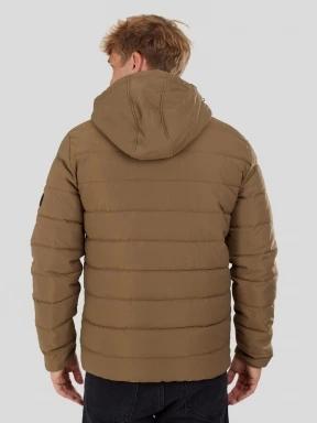 geaca matlasata de tranzitie pt. barbati Fundango Hubble Padded Jacket maro 3