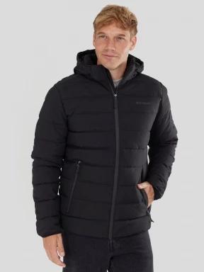 geaca matlasata de tranzitie pt. barbati Fundango Hubble Padded Jacket negru 1