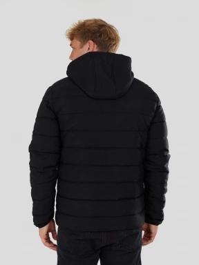geaca matlasata de tranzitie pt. barbati Fundango Hubble Padded Jacket negru 3