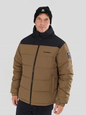 jacheta de primavara pt. barbati Fundango Winton Jacket maro 1
