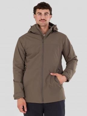 jacheta de primavara pt. barbati Fundango Millerton Jacket maro 1