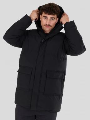 gaca de iarna matlasata pt. barbati Fundango Nordvik Parka Jacket negru 1