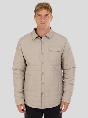 jacheta camasa pt. barbati Fundango Grido Padded Shirt Jacket nisip 1