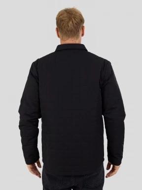 jacheta camasa pt. barbati Fundango Grido Padded Shirt Jacket negru 3