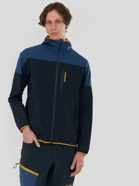 jacheta softshell pt. barbati Fundango Alloy Hooded Softshell albastru inchis 1