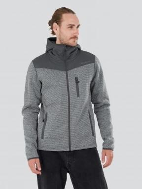 pulover polar pt. barbati Fundango Ashford Insulated Fleece Jacket gri 1