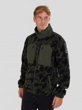 strat intermediar hibrid pt. barbati Fundango Haven Hybrid Jacket negru 1