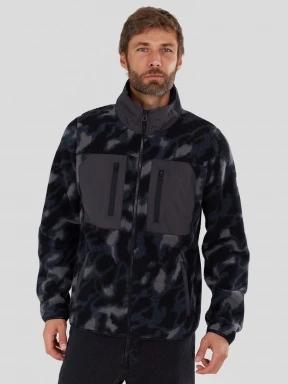 strat intermediar hibrid pt. barbati Fundango Haven Hybrid Jacket negru 1