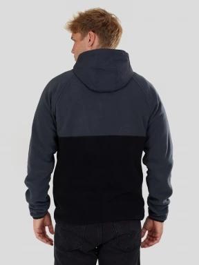 pulover cu gluga pt. barbati Fundango Carlos Fleece Pullover gri 3
