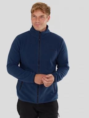 pulover polar pt. barbati Fundango Nestor II Fleece Jacket albastru inchis 1