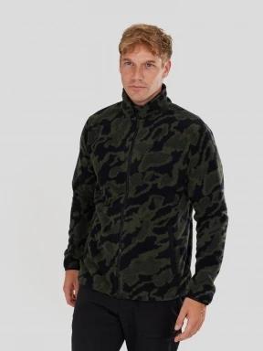 pulover polar pt. barbati Fundango Nestor II Fleece Jacket negru 1
