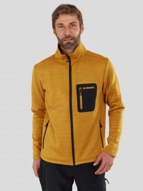 pulover polar pt. barbati Fundango Revolution Fullzip Fleece galben 1