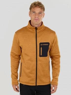 pulover polar pt. barbati Fundango Revolution Fleece Jacket portocaliu 1