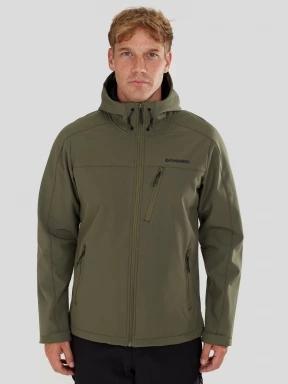 jacheta softshell pt. barbati Fundango Fairbanks Softhsell Jacket oliv 1
