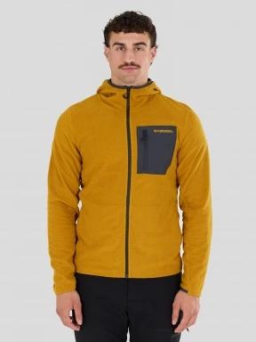 strat intermediar hibrid pt. barbati Fundango Nagano Full Zip Hoodie galben 1