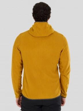 strat intermediar hibrid pt. barbati Fundango Nagano Full Zip Hoodie galben 3