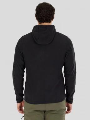 strat intermediar hibrid pt. barbati Fundango Nagano Full Zip Hoodie negru 3