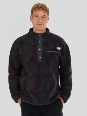 pulover polar pt. barbati Fundango Phoenix Fleece Jacket gri 1