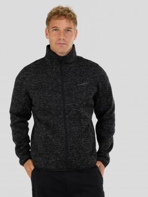 pulover polar pt. barbati Fundango Cruz Knit Fleece Jacket gri 1