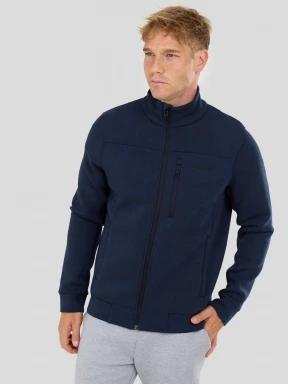 pulover polar pt. barbati Fundango Soren Fleece Jacket albastru inchis 1