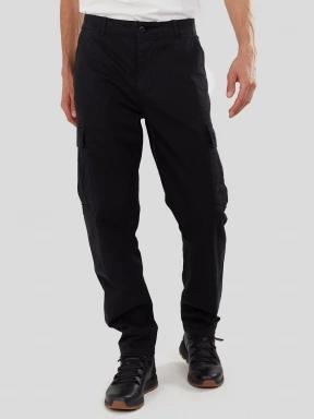 pantaloni cargo pt. barbati Fundango Chuck Cargo Pants negru 1