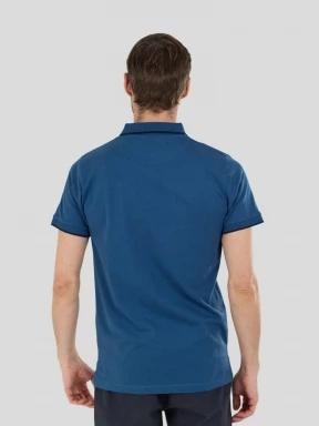 tricou cu guler pt. barbati Fundango Incognito Mono Poloshirt albastru 3