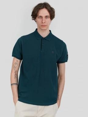 tricou cu guler pt. barbati Fundango Insignia Poloshirt verde 1