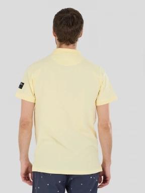 tricou cu guler pt. barbati Fundango Insignia Poloshirt galben 3