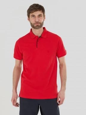 tricou cu guler pt. barbati Fundango Insignia Poloshirt rosu 1