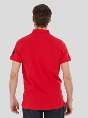 tricou cu guler pt. barbati Fundango Insignia Poloshirt rosu 3
