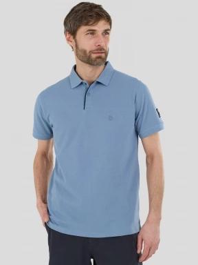 tricou cu guler pt. barbati Fundango Insignia Poloshirt albastru deschis 1