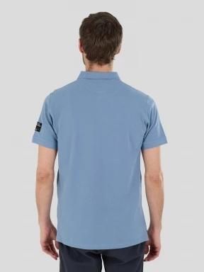 tricou cu guler pt. barbati Fundango Insignia Poloshirt albastru deschis 3