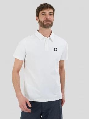 tricou de sport, cu guler pt. barbati Fundango Zeno II Tech Poloshirt alb 1