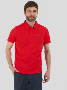 tricou de sport, cu guler pt. barbati Fundango Zeno II Tech Poloshirt rosu 1