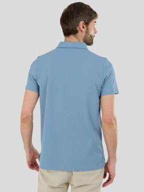 tricou de sport, cu guler pt. barbati Fundango Zeno II Tech Poloshirt albastru 3