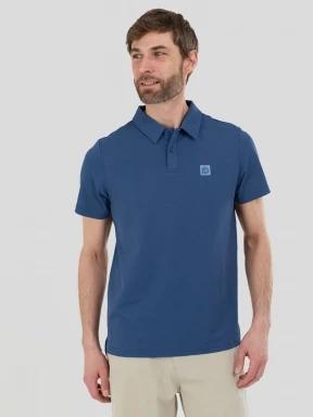 tricou de sport, cu guler pt. barbati Fundango Zeno II Tech Poloshirt albastru inchis 1