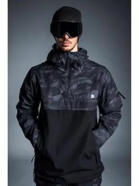 geaca de schi pt. barbati Fundango BURNABY Anorak negru 3