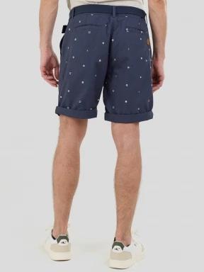 pantaloni scurti pt. barbati Fundango North Shore Chino Shorts albastru inchis 3