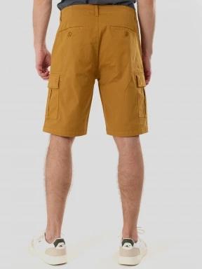 pantaloni scurti cu buzunare laterale pt. barbati Fundango Zack Cargo Shorts galben 3