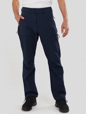pantaloni softshell pt. barbati Fundango Akira II Softshell Pants albastru inchis 1