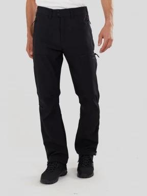 pantaloni softshell pt. barbati Fundango Akira II Softshell Pants negru 1