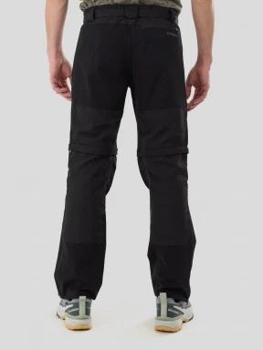 pantaloni de drumetie pt. barbati Fundango Aniak 2in1 Trekking Pants negru 3
